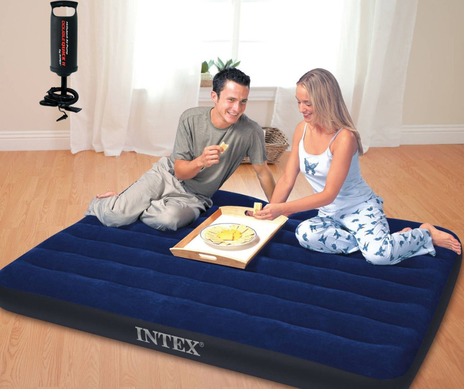 Intex King Dura-Beam Classic Downy Airbed 183x203x25 cm Intex King Dura-Beam Classic Downy Airbed 183x203x25 cm